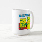 Mug Vélo bloc couleur (Devant droit)