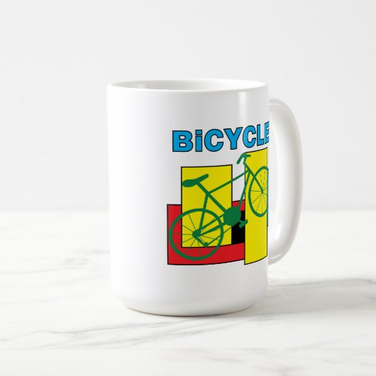 Mug Vélo bloc couleur (Devant droit)
