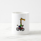 Mug Vélo cool Giraffe équitation (Centre)