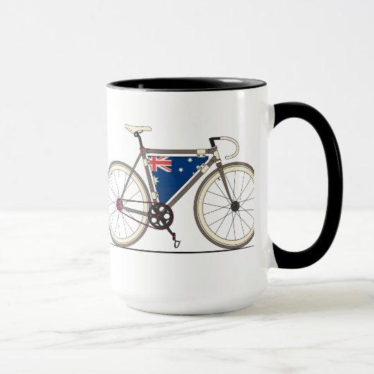 Mug Vélo d'amour, amour Australie (Droite)