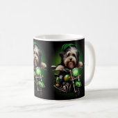 Mug Vélo de conduite de chien Havanais St. Patrick's D (Devant droit)