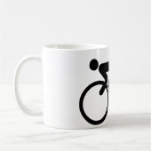 Mug vélo de course à vélo (Gauche)