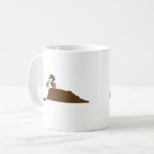 Mug Vélo de montagne (Devant gauche)