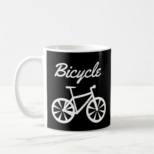Mug Vélo de Montagne Drôle (Gauche)