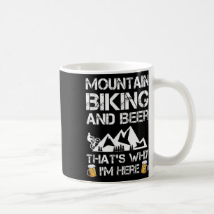 Mug Vélo De Montagne Et Bière Cadeau Mtb Drôle
