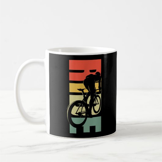 Mug Vélo de route à vélo (Gauche)