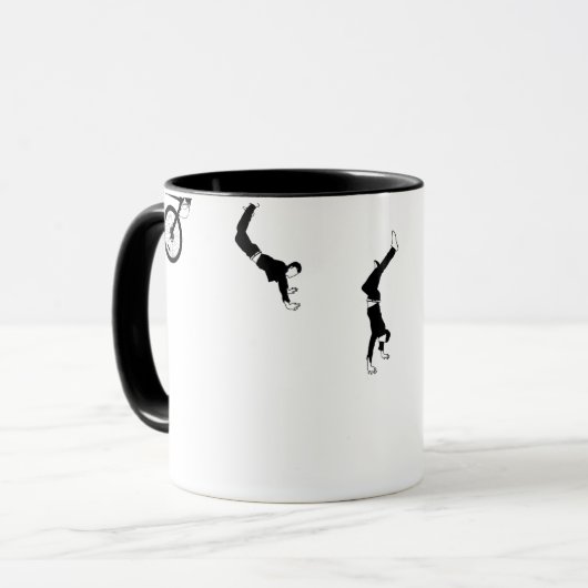 Mug Vélo drôle qui est juste comment je roule - faire (Devant gauche)