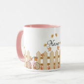 MUG VÉLO ET FLEURS (Devant gauche)