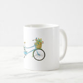 Mug Vélo et fleurs (Devant droit)