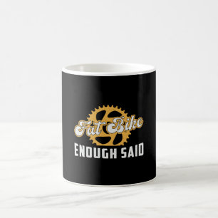 Mug Vélo gras Vélo gras Assez dit Vélo vélo Rétro
