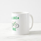 Mug Vélo Mais Beaucoup Plus Cool | pour les Motards (Devant droit)