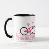 Mug Vélo rose (Gauche)