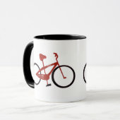 Mug Vélo rouge (Devant gauche)