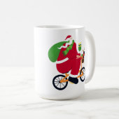 Mug Vélo Santa Claus (Devant droit)