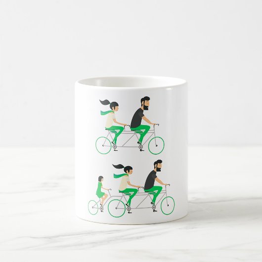 Mug Vélo tandem familial cyclisme