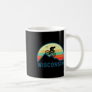 Mug Vélo tout terrain Wisconsin Rétro Wisconsin Mtb Mo