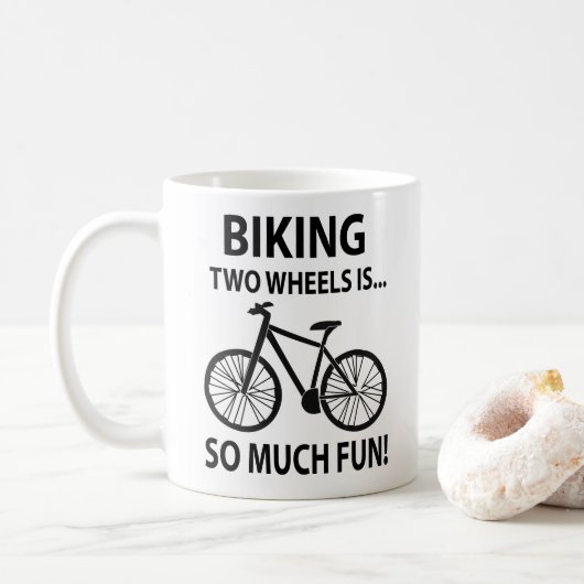 Mug Vélo Vélo Vélo Vélo Vélo (Avec donut)