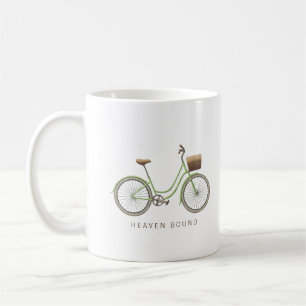 Mug Vélo vert vintage céleste