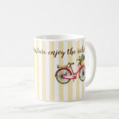 Mug Vélo Vie Aventure Personnalisé (Devant droit)