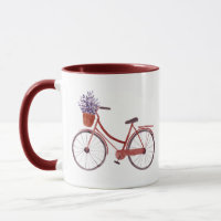 Vélo Vintage Aquarelle avec fleurs
