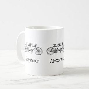 Mug Vélo vintage construit pour deux / Vélo tandem
