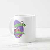 Mug Vélo volant père Noël (Devant gauche)