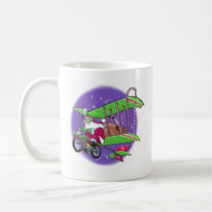 Mug Vélo volant père Noël