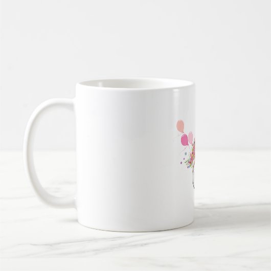 Mug Vélo Whimsical Rose (Gauche)