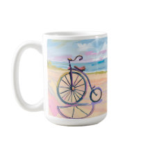 Vélocipède bicyclette garé sur la plage