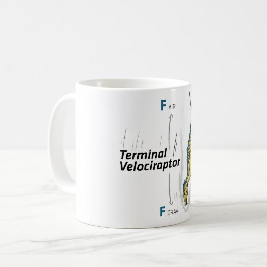 Mug Velociraptor terminal (Devant gauche)