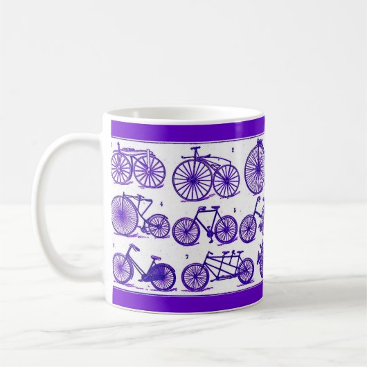 Mug Vélos vintages (Gauche)