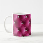 Mug Velours Luxe Glamour Rose Faux (Gauche)