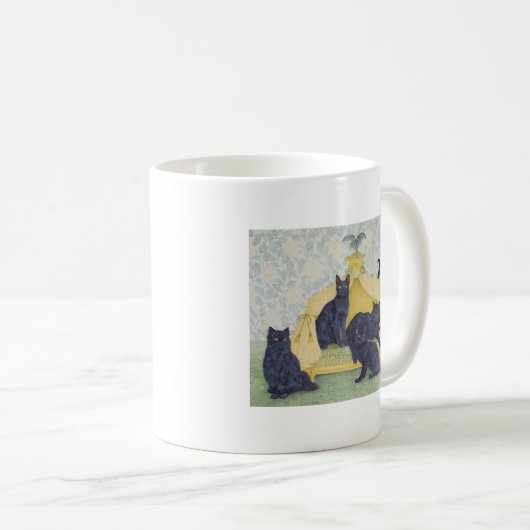 Mug Velours noir (Devant droit)