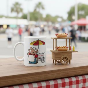 Mug Vendeur de chariot à hot-dog Vendeur de nourriture
