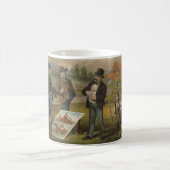 Mug Vendeur En Champ Avec Fermier Vendre Machine Agric (Centre)