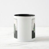 Mug Vendeur Origami Fortune sur papier géométrique (Centre)