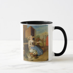 Mug Vendeur végétal, jardin de Covent, c.1726 (huile