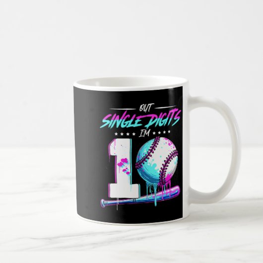 Mug Vendez 10 Ans Anniversaire Double Chiffres 10 Anni (Droite)