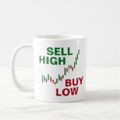 Mug Vendre haut / Acheter bas Stock Trader (Gauche)