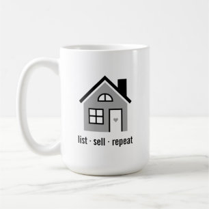 Mug Vendre Répéter la vente Agent immobilier / Realtor