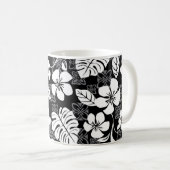 MUG VENDREDI ALOHA (NOIR & GRIS) (Devant droit)