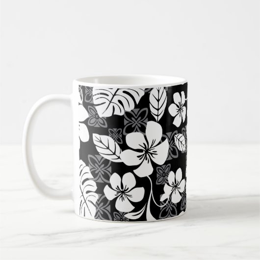 MUG VENDREDI ALOHA (NOIR & GRIS) (Gauche)