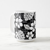 MUG VENDREDI ALOHA (NOIR & GRIS) (Devant gauche)