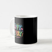 Mug Vendredi heureux professeur frit yay vendredi drôl (Devant gauche)