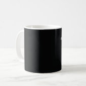 Mug Vendredi viendra le bureau humour noir blanc (Devant gauche)