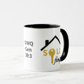 Mug VENDU FINGER Fun Agent immobilier Realer (Devant droit)
