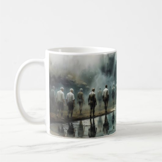 Mug Venez Comme Vous Êtes Affiche d'Art Reflet Brumeux (Gauche)
