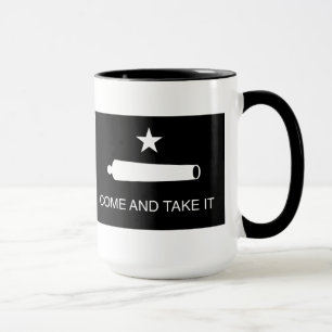 Mug Venez il falloir le drapeau (renversé)