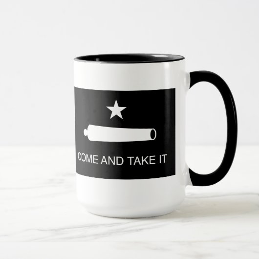 Mug Venez il falloir le drapeau (renversé) (Droite)