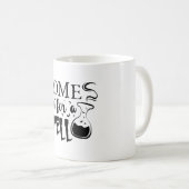 Mug Venez Pour Un Cool Éffrayant D'Halloween (Devant droit)